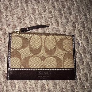 Authentic Coach coin wallet